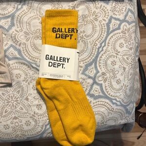 Gallery Dept Vibrant Yellow Casual Socks